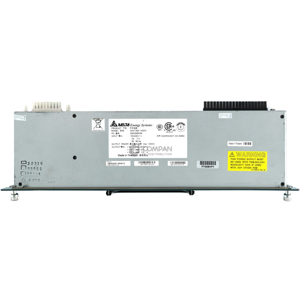 PWR-1400-AC CISCO CATALYST 1400W AC POWER SUPPLY FOR 7603 SERIES